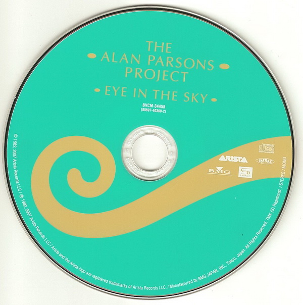 disc label, Parsons, Alan (The ... Project) - Eye In The Sky